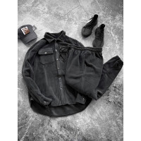 Флісовий oversize костюм