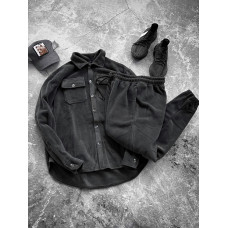 Флісовий oversize костюм