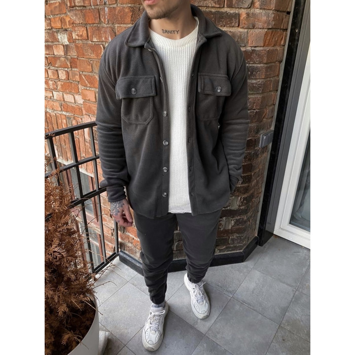 Флісовий oversize костюм