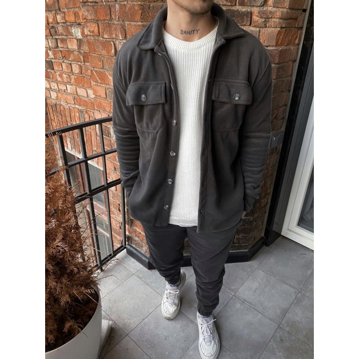 Флісовий oversize костюм