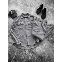 Флісовий oversize костюм