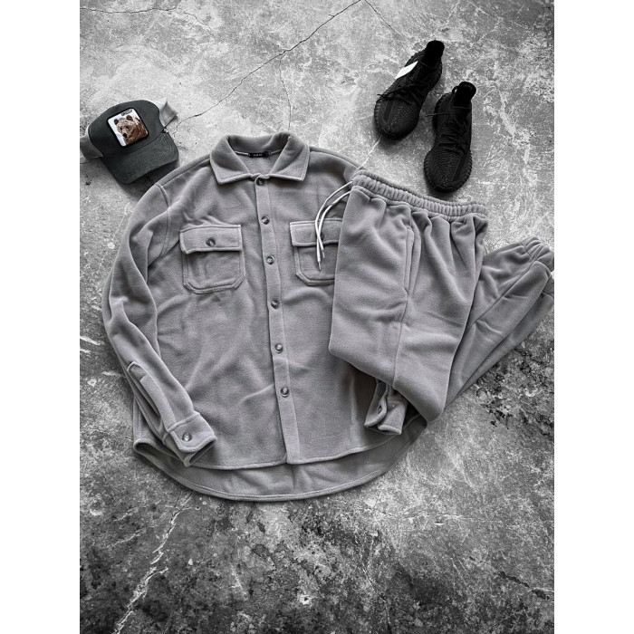 Флісовий oversize костюм
