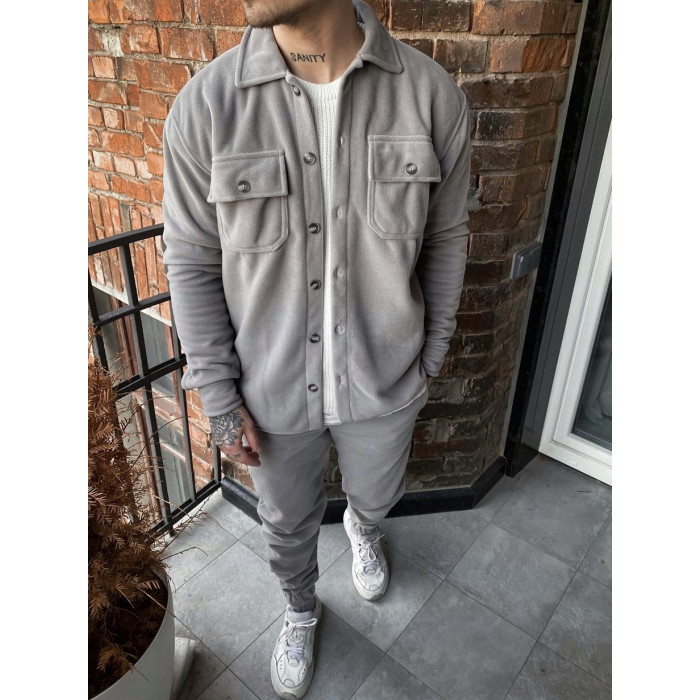 Флісовий oversize костюм