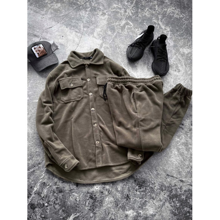 Флісовий oversize костюм