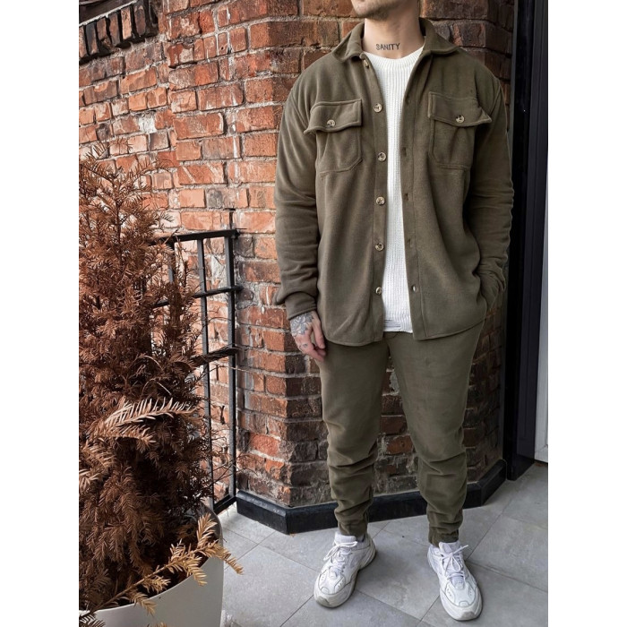 Флісовий oversize костюм