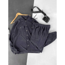 Флісовий oversize костюм
