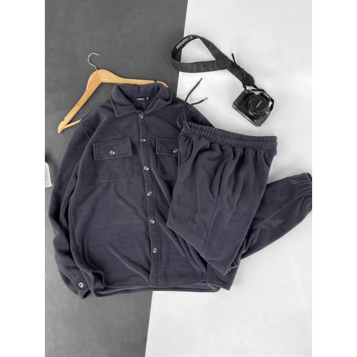 Флісовий oversize костюм