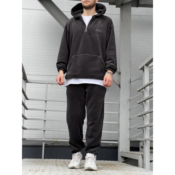 Флісовий oversize костюм