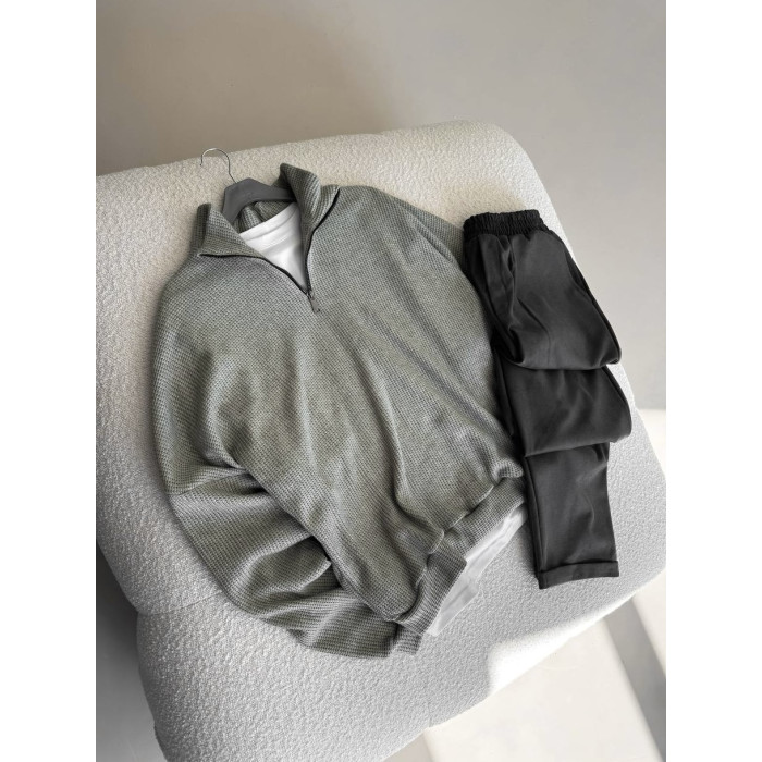 Oversize светр із замочком