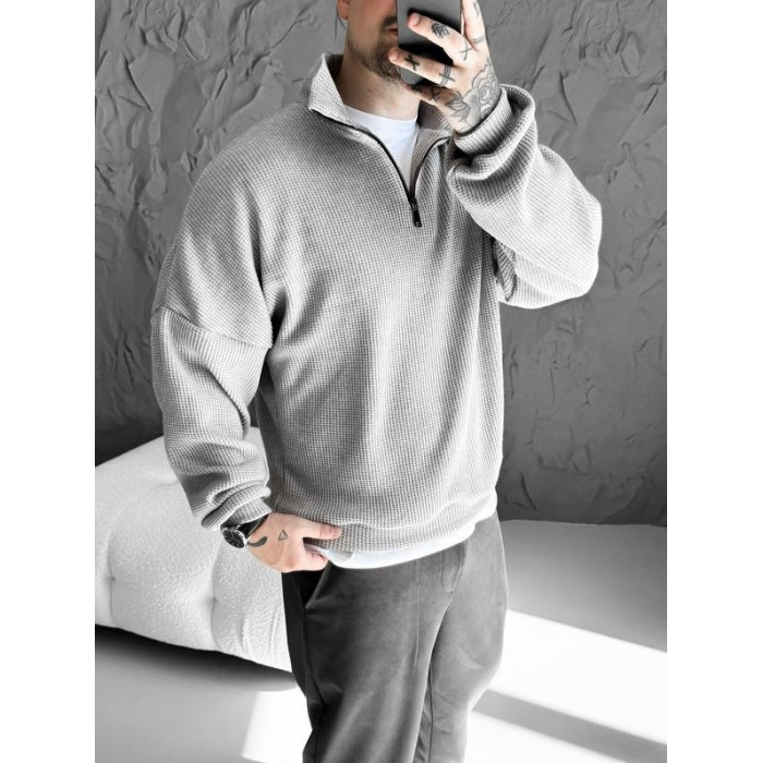 Oversize светр із замочком