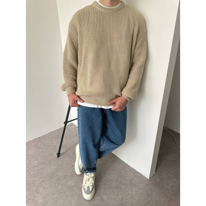 Вʼязаний oversize светр