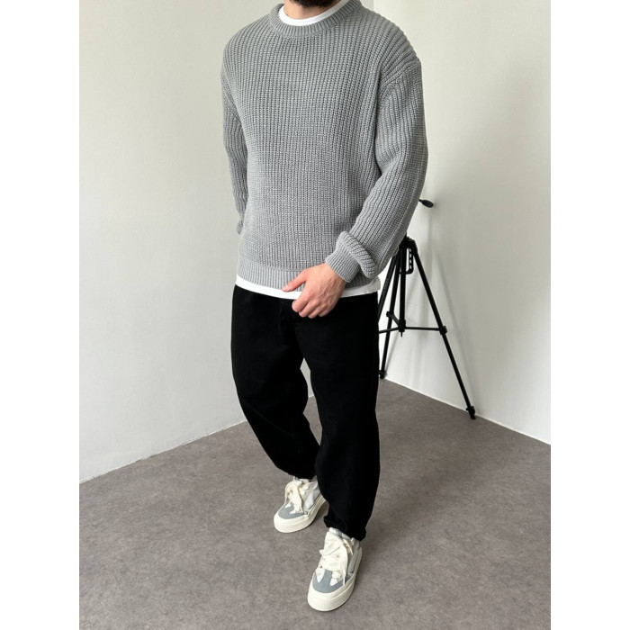 Вʼязаний oversize светр