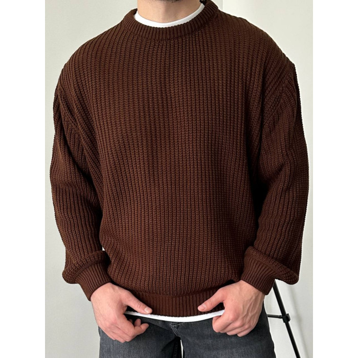 Вʼязаний oversize светр
