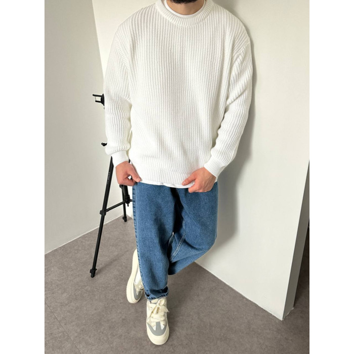 Вʼязаний oversize светр