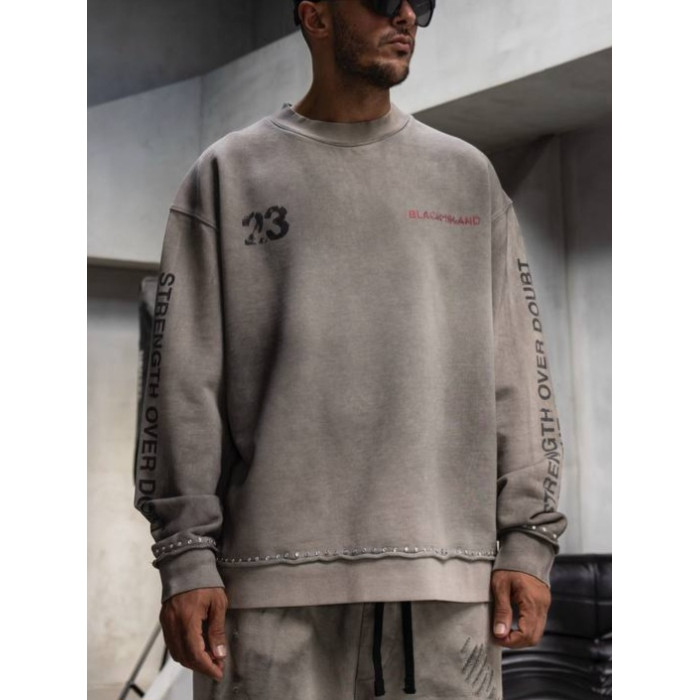 Oversize світшот з принтом