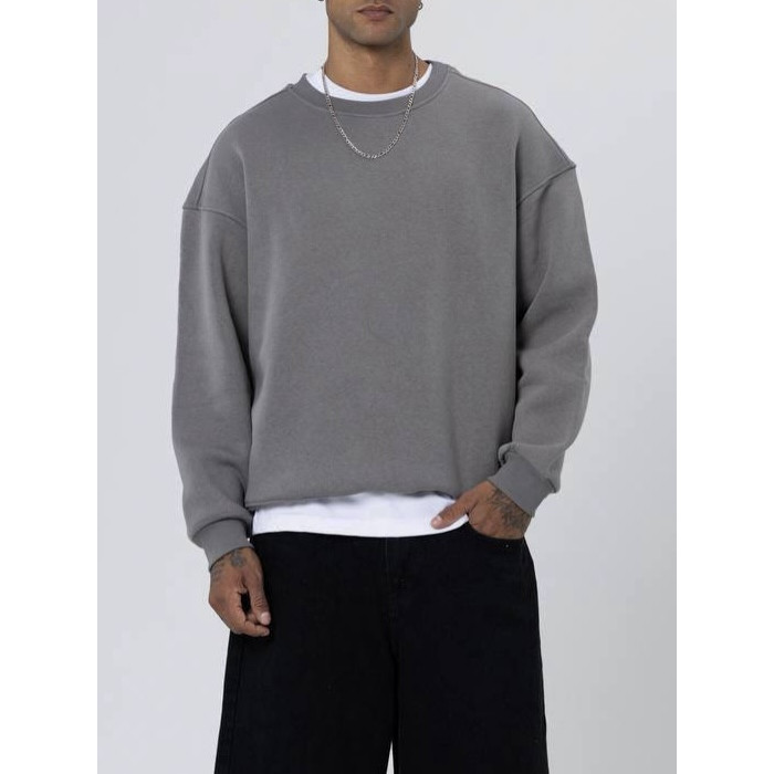 Базовий oversize світшот на флісі