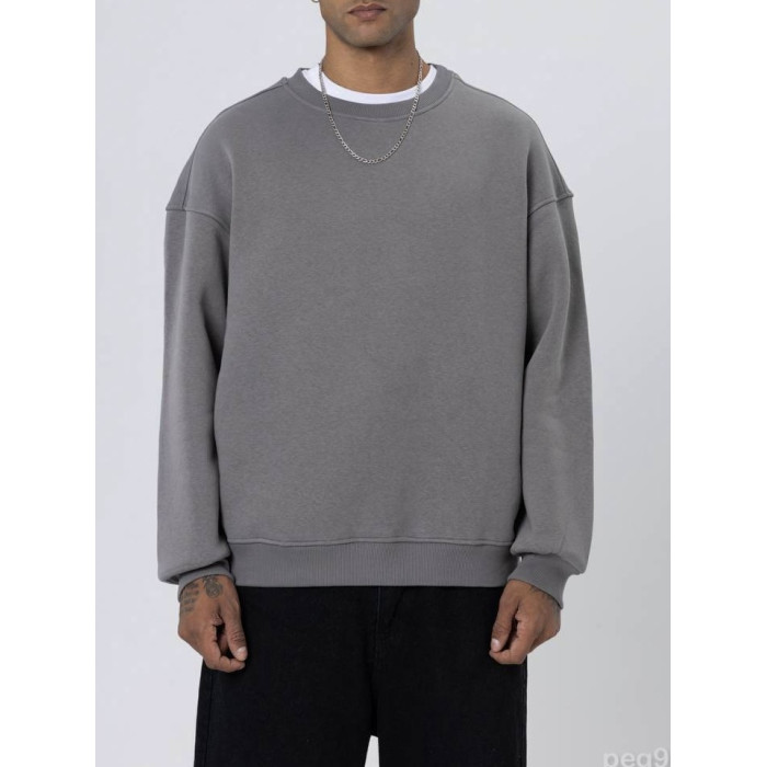 Базовий oversize світшот на флісі