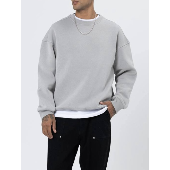 Базовий oversize світшот на флісі