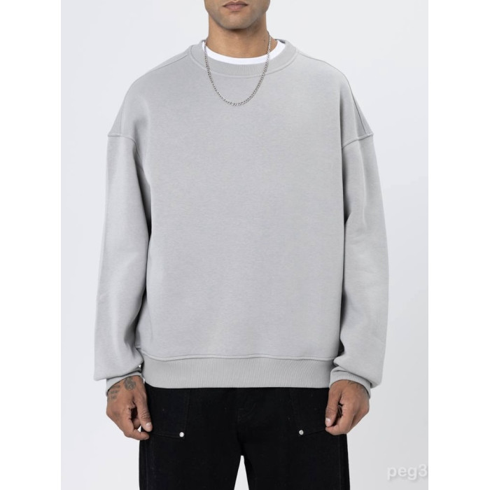 Базовий oversize світшот на флісі