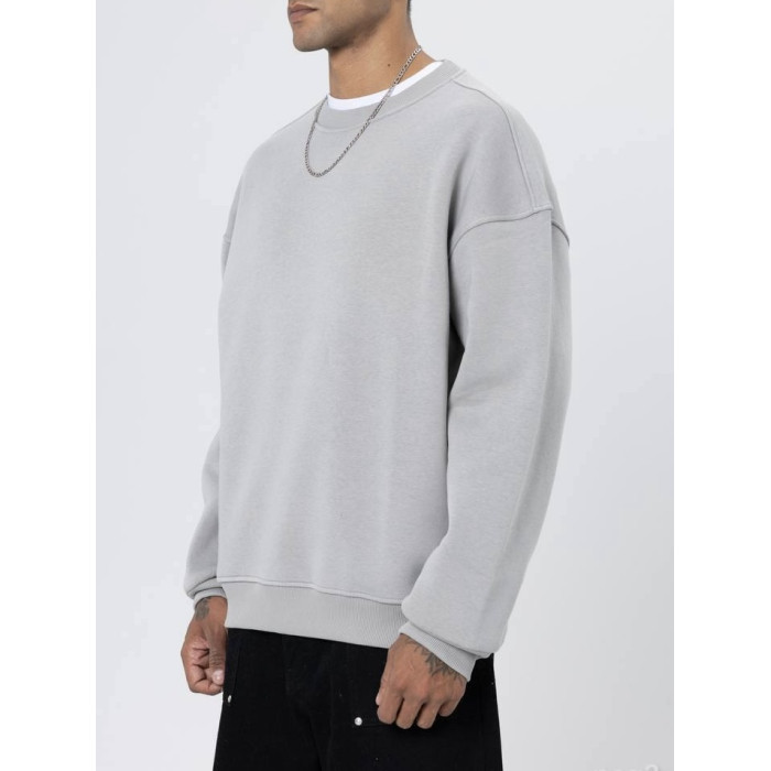 Базовий oversize світшот на флісі