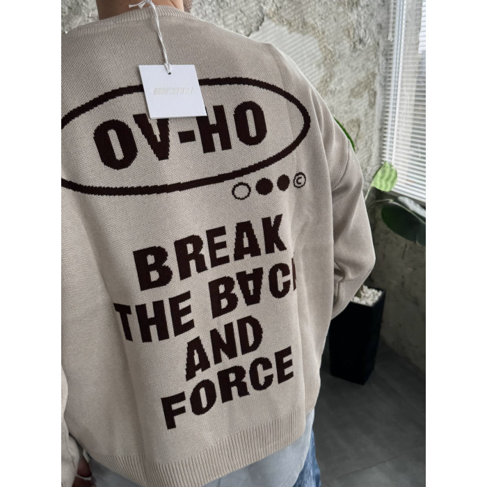 Oversize світшот з надписом