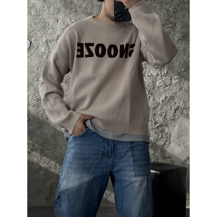 Oversize світшот з надписом