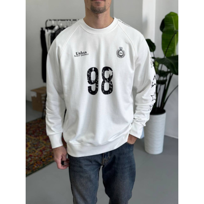 Oversize світшот з принтом