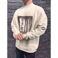 Oversize світшот з принтом