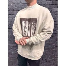 Oversize світшот з принтом