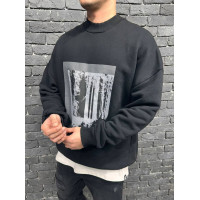 Oversize світшот з принтом