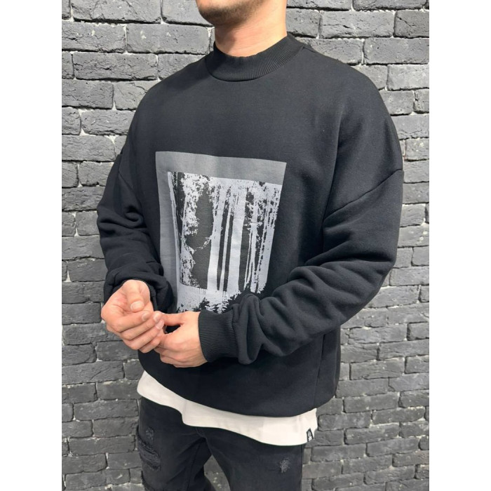 Oversize світшот з принтом