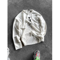 Oversize світшот з необробленим низом