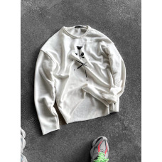 Oversize світшот з необробленим низом