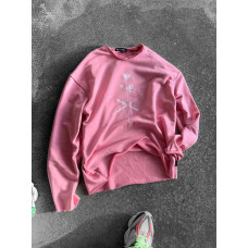 Oversize світшот з необробленим низом
