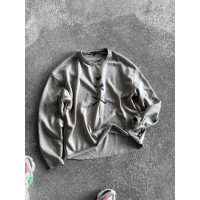 Oversize світшот з необробленим низом