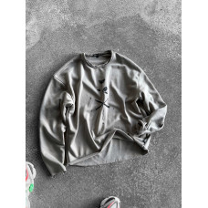 Oversize світшот з необробленим низом