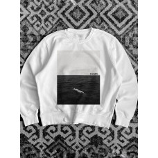 Oversize лонгслів з принтом