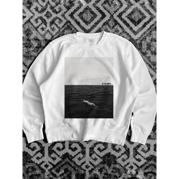 Oversize лонгслів з принтом