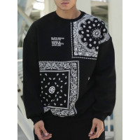Oversize світшот з принтом