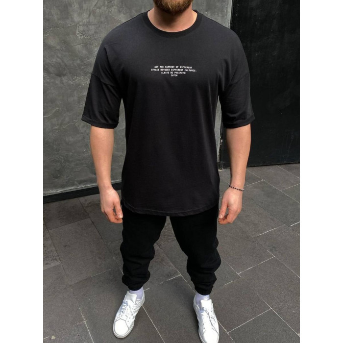 Oversize футболка з надписом