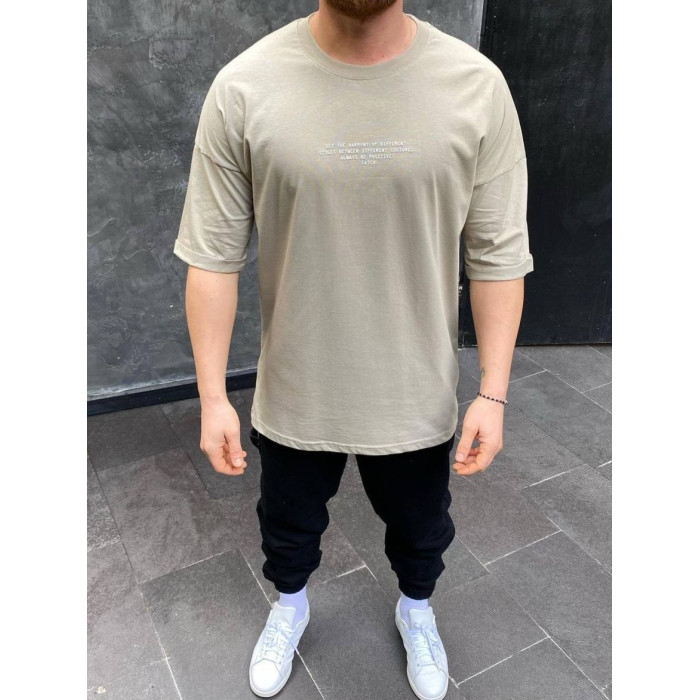 Oversize футболка з надписом