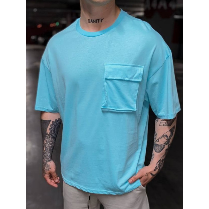 Oversize футболка з кишенею
