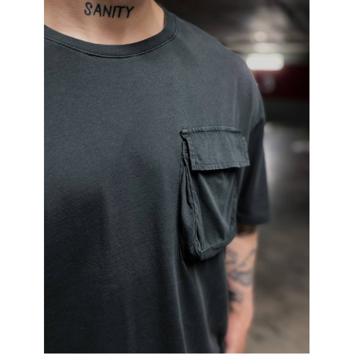 Oversize футболка з кишенею