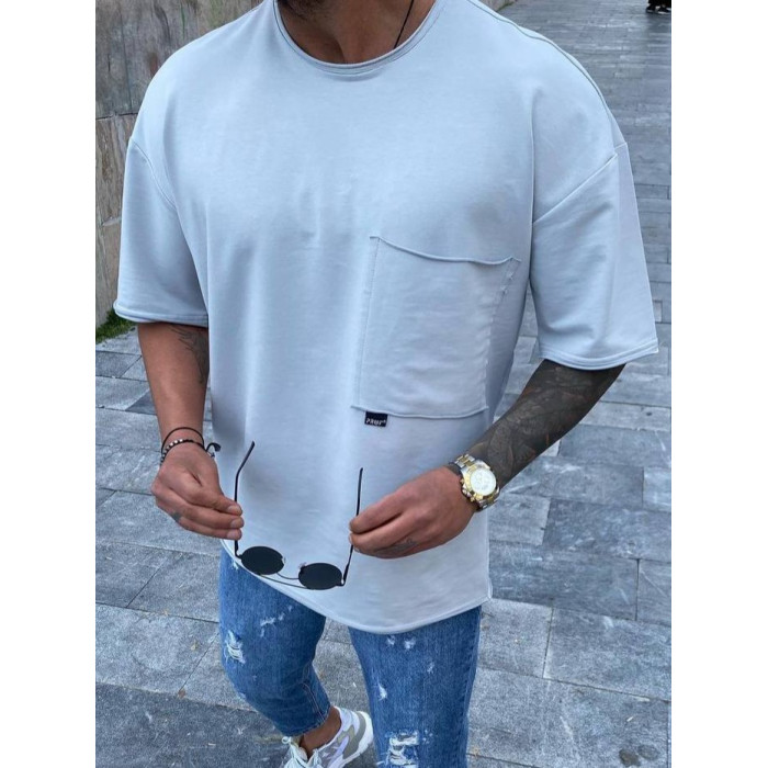 Oversize футболка з кишенею
