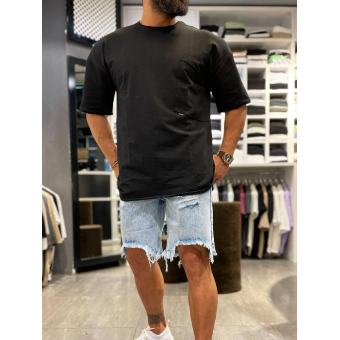 Oversize футболка з кишенею