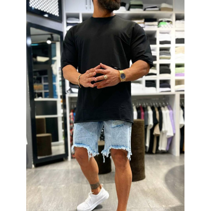 Oversize футболка з кишенею