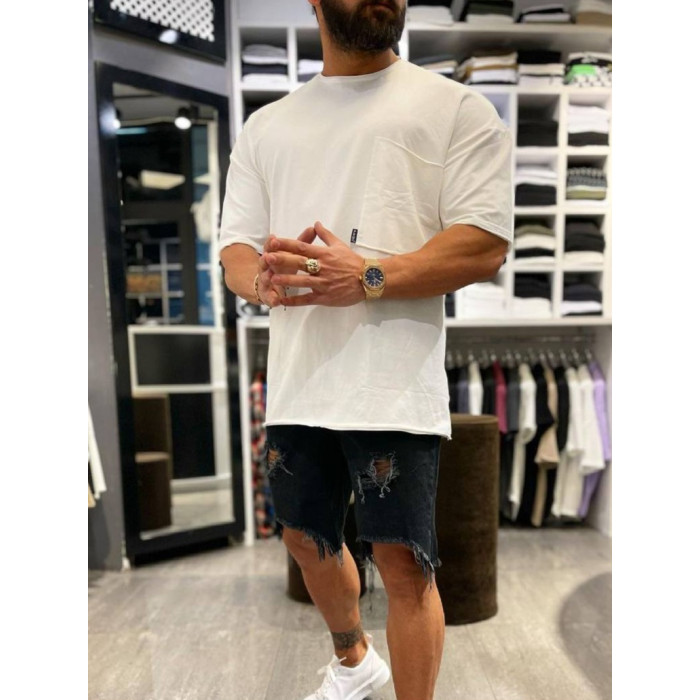 Oversize футболка з кишенею