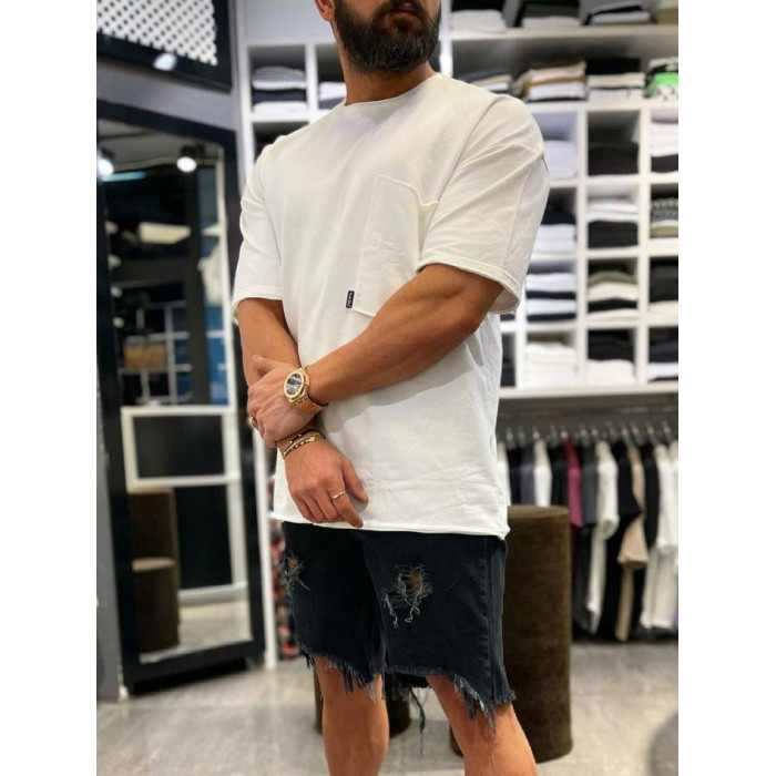 Oversize футболка з кишенею