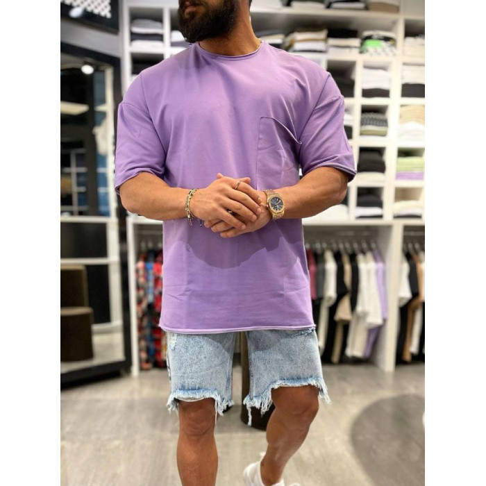 Oversize футболка з кишенею