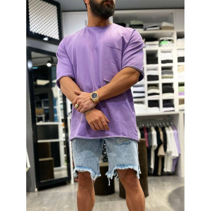 Oversize футболка з кишенею